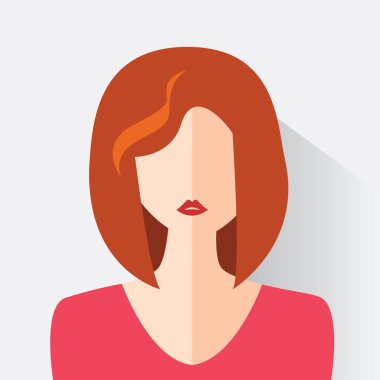Modern kadın avatar