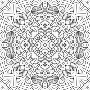 Yetişkin boyama kitabı sayfası 