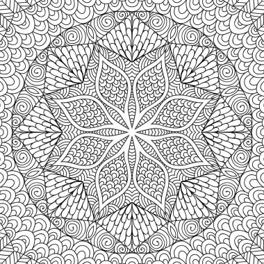 Yetişkin boyama kitabı sayfası 