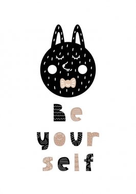 İskandinav tarzı çocuk poster