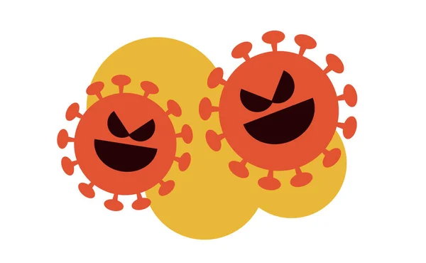 Virus Corona Covid Pandemic Gambar Vektor Simbol - Stok Vektor