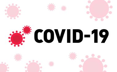 Corona virüsü covid-19 salgını salgını tıbbi sembol vektör görüntüsü