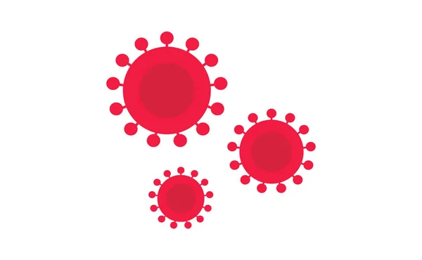 Corona Virus Covid Epidemia Pandemia Immagine Vettoriale Simbolo Medico — Vettoriale Stock