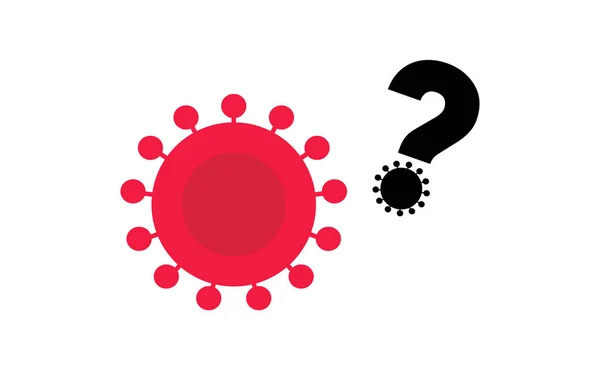 Corona Virus Covid Epidemia Pandemia Immagine Vettoriale Simbolo Medico — Vettoriale Stock