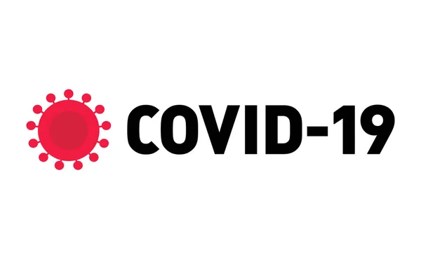 Virus Corona Covid Brote Pandemia Símbolo Médico Imagen Vectorial — Archivo Imágenes Vectoriales
