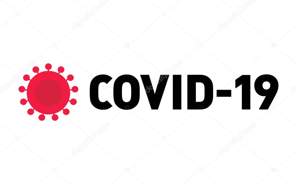 Corona virus covid-19 outbreak pandemic medical symbol vector image