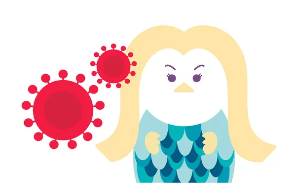 Corona Virus Covid Outbreak Pandemic Symbol Vector Image — Stock Vector