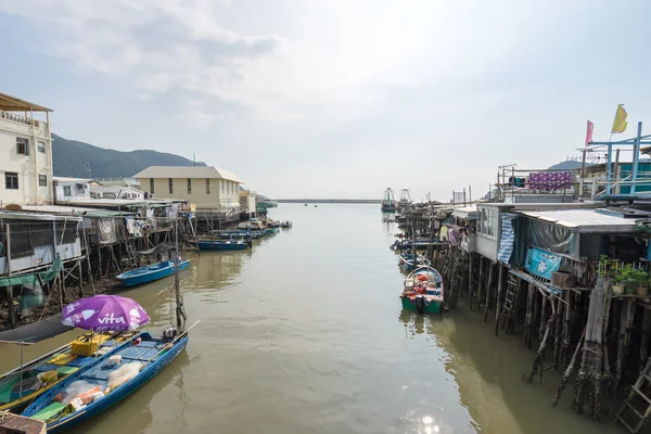 Pueblo pesquero Tai O en Hong Kong — Foto de Stock