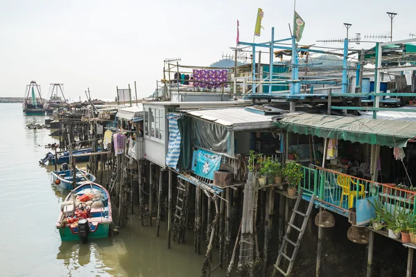 Pueblo pesquero Tai O en Hong Kong — Foto de Stock