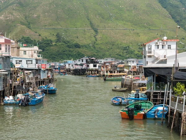 Pueblo pesquero Tai O en Hong Kong — Foto de Stock