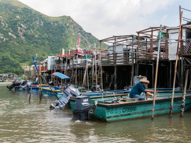 hong Kong Tai o balıkçı köyü