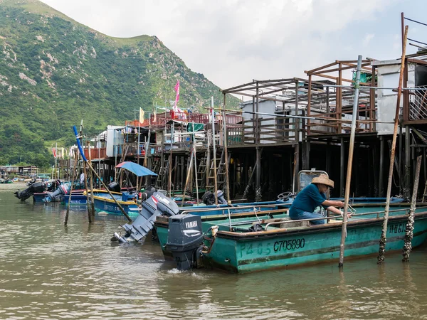 Pueblo pesquero Tai O en Hong Kong — Foto de Stock