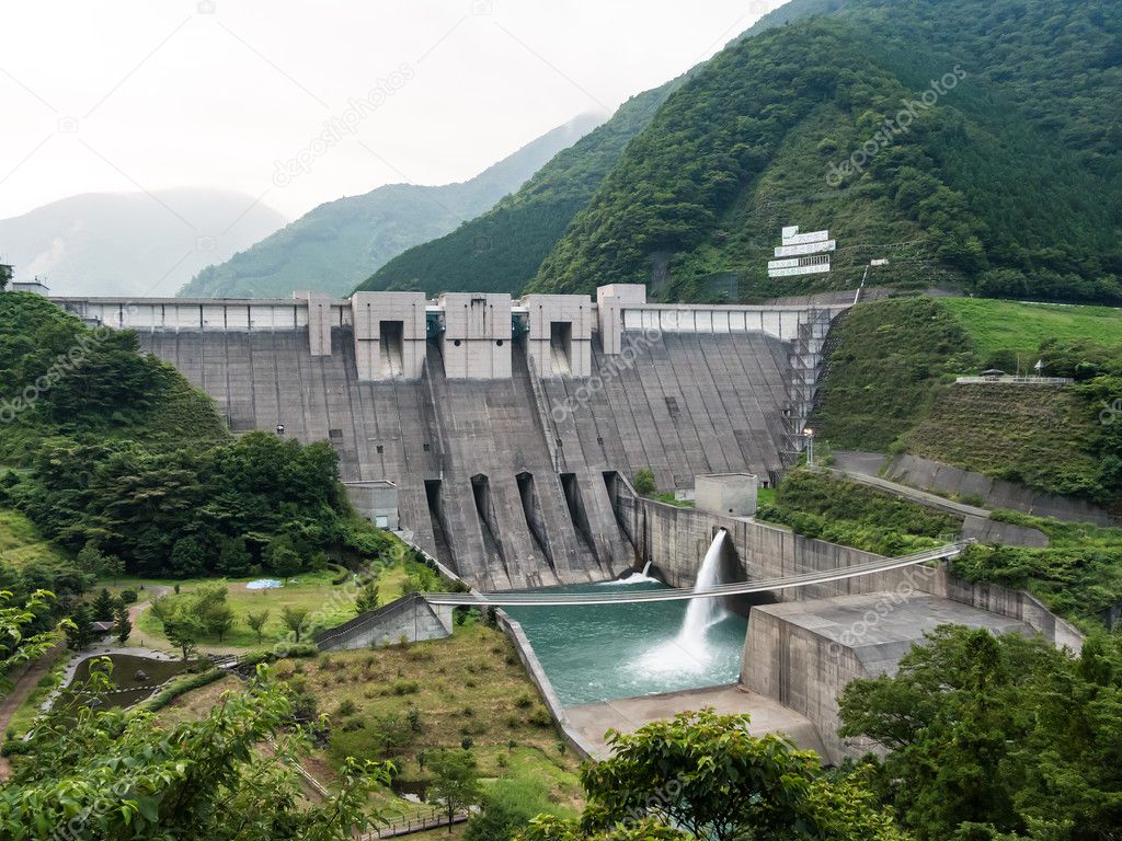 Nagashima Dam in Shizuoka