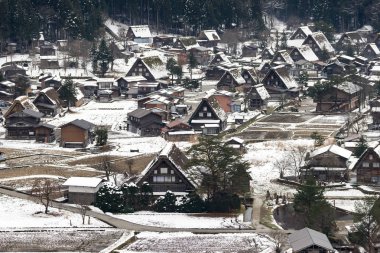 Shirakawa-Go evde Gassho Zukuri (Gassho tarzı)
