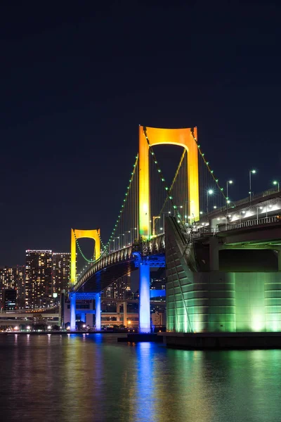 Vue de nuit du pont Rainbow — Photo