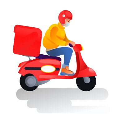 Yiyecek teslimatı, teslimat, motosiklet