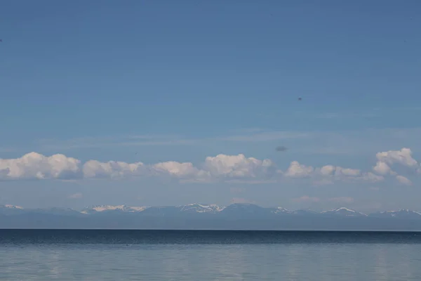 Grote Foto Van Het Baikalmeer Rusland Voor — Stockfoto