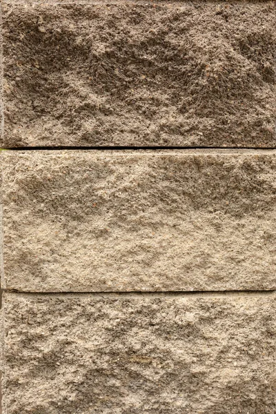 Fragment Wall Made Stone Blocks Close Texture Grunge Gray Background — Stock Photo, Image