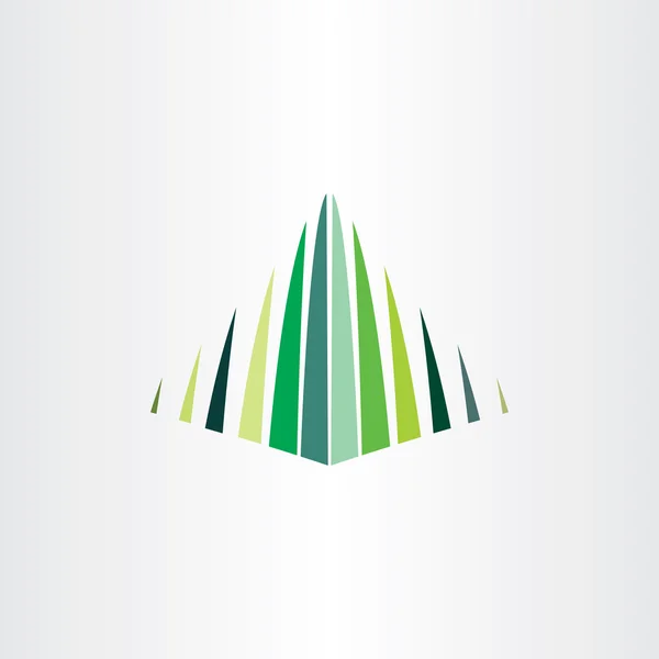Montaña colina vector icono logotipo ilustración — Archivo Imágenes Vectoriales
