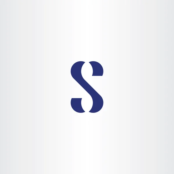 S літера піктограма векторний знак символ дизайн — стоковий вектор