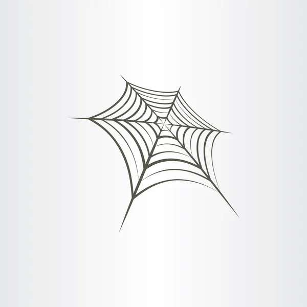 Spider web illustratie vector achtergrond — Stockvector