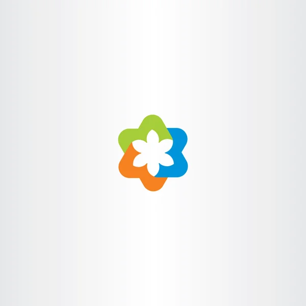 Tech logo icône symbole abstrait signe d'entreprise — Image vectorielle