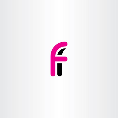 logo f harfi simgesi logo simge