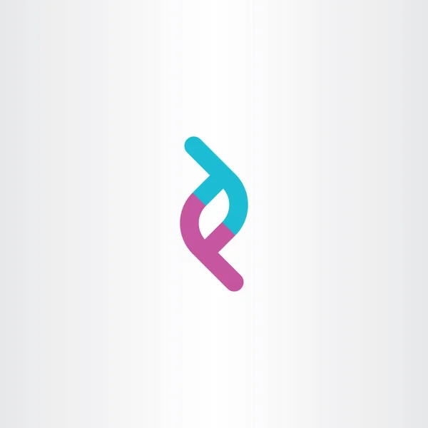 手紙 f フォント ロゴ ロゴ アイコンのシンボル — ストックベクタ