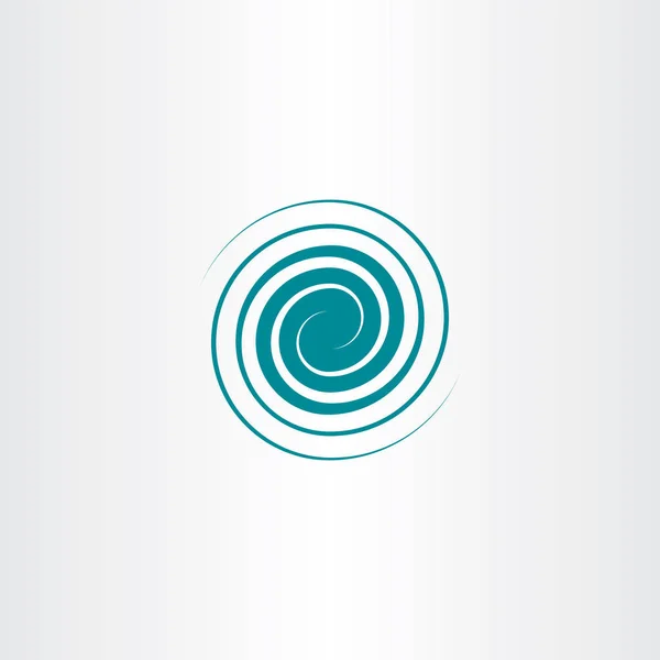 Espiral remolino vector icono onda diseño — Vector de stock