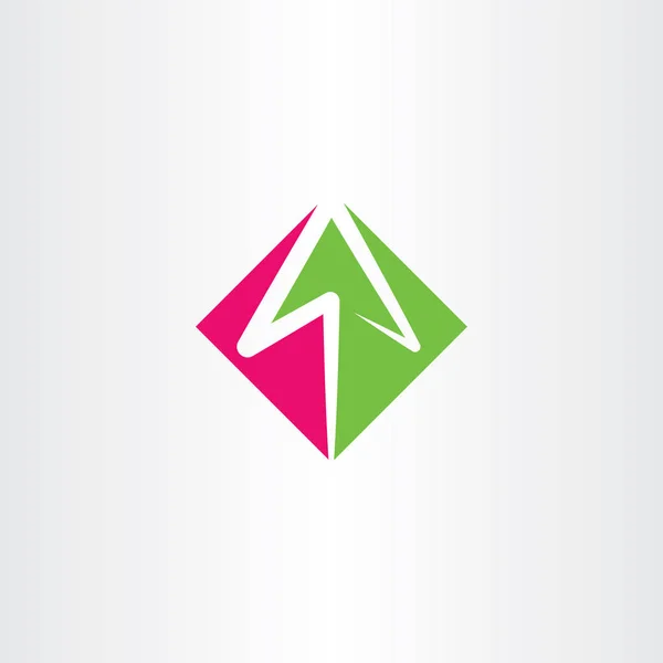 Logotipo da seta símbolo elemento vetor sinal — Vetor de Stock