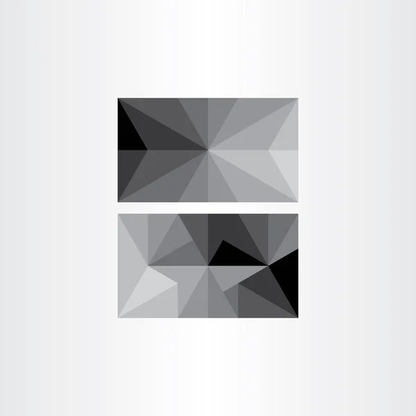 Stupně šedi abstraktní geometrické trojúhelník pozadí vektor — Stockový vektor