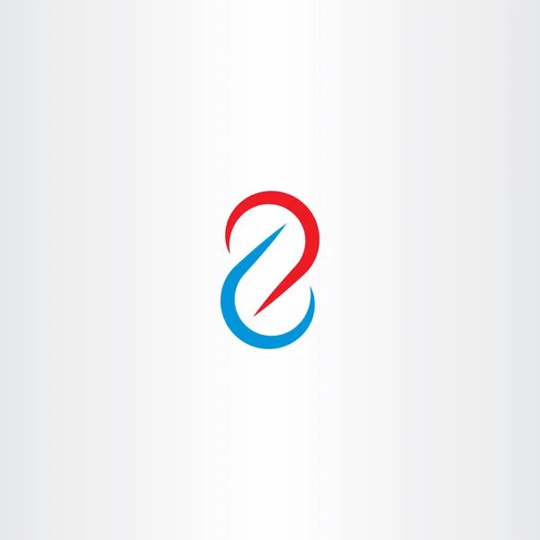 Numer 2 dwie ikony symbol projektu — Wektor stockowy