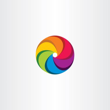 renkli daire logo iş işareti teknik eleman