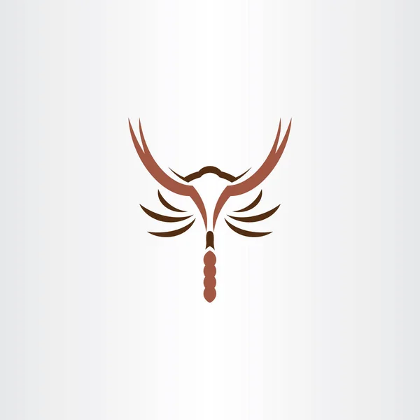 Símbolo del icono del vector escorpión logo — Vector de stock