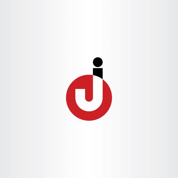 Logo vettoriale lettera j simbolo — Vettoriale Stock