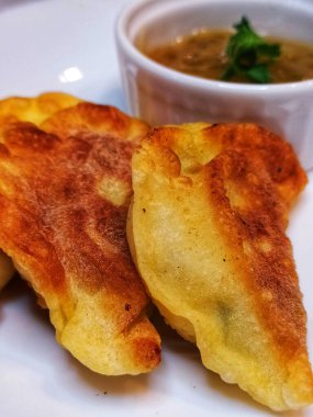 Mantarlı Gedza, sarımsak ve zencefilli  