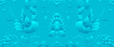 Arka plan illüstrasyon soyut flowersand ile mavi noktalı resim, yatay yönlendirme musluklar