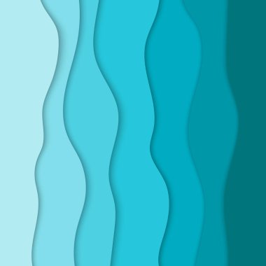 Farklı düzeylerde dalgalı yüzeyler, malzeme tasarım ile arka plan