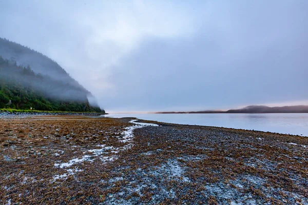 Alaska Terraplén Piedras Lago Viejo Muelle — Foto de Stock