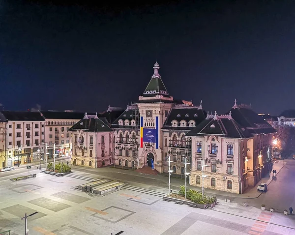 Edificio Administrativo Prefectura Condado Dolj Craiova Rumania Vista Aérea Tomada — Foto de Stock