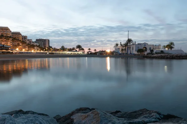 Alba Cielo Blu Porto Turistico — Foto Stock