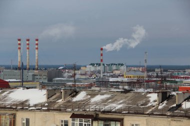 Çatı, bahar, Nadym, Canon d600