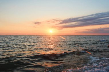 Gün batımı, yaz, akşam, manzara Canon d600