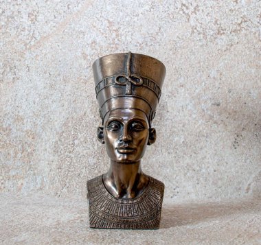 Nefertiti Mısırlı kraliçe büstü heykeli