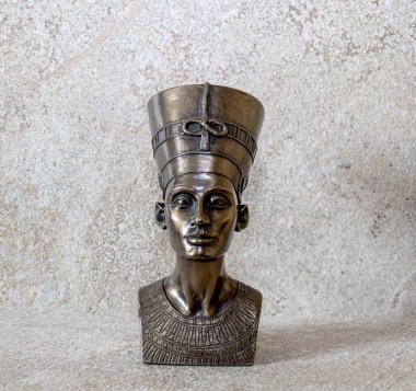 Nefertiti Mısırlı kraliçe büstü heykeli