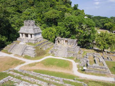 Palenque 'deki Maya harabeleri, Chiapas, Meksika