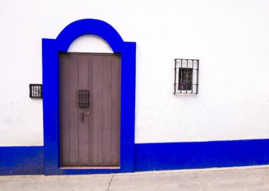 Colonial door in San Cristobal de las Casas, Chiapas, Mexico