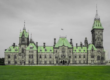 Doğu bölüm bina Parlamento Hill, Ottawa, Ontario, Kanada