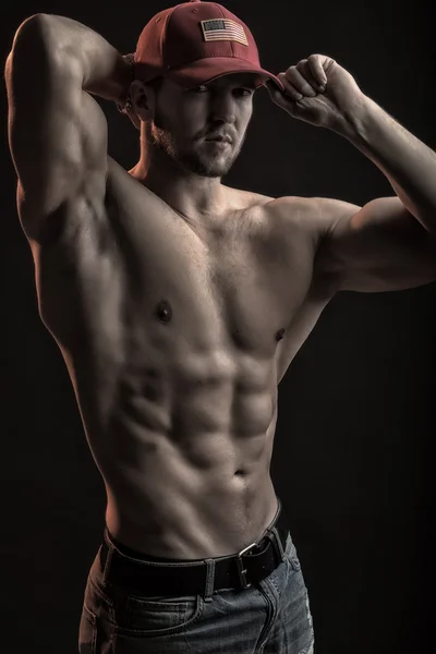 Muscular athletic man — Stock Photo, Image