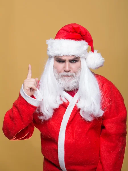 Poważny człowiek Boże Narodzenie — Zdjęcie stockowe